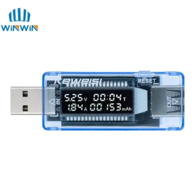 Medidores de tensão capacidade de tensão de corrente testador de bateria usb volt tensão de corrente médico carregador capacidade testador medidor banco de potência