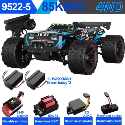 Scy9522pro 85 km/h carro rc de alta velocidade sem escova 4wd off-road drift carro de controle remoto 1:16 carros de corrida profissionais scy9522 50 km/h