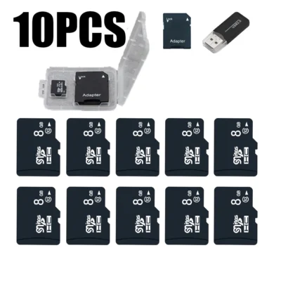 10PCS Cartão de Memória TF Classe 10 128GB 256GB 32GB 64GB 50GB Cartão SD 4GB 110GB Cartão de Memória Flash para Dispositivos Digitais 112G