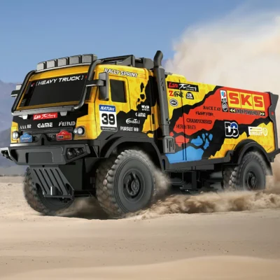 Caminhão de brinquedo de controle remoto para meninos e crianças, Graffiti Off Road, iluminado, não carregado, RC Ca, Festival Gift, novo, 1:18, 2022