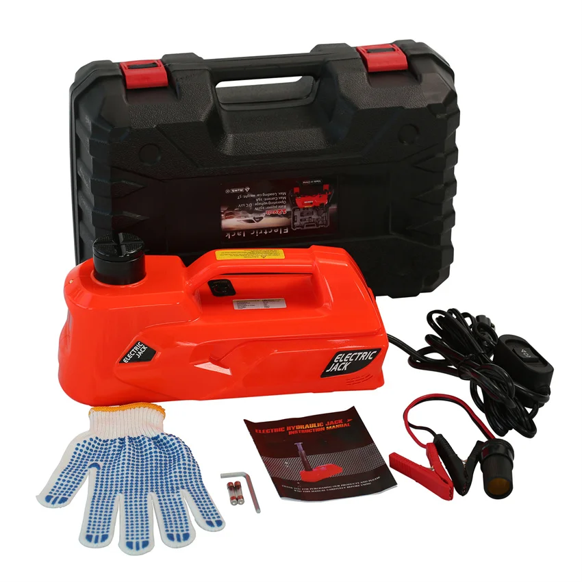 Gato de carro elétrico 155-530mm 5t ferramenta de elevação equipamento de emergência ferramenta de reparo de carro elétrico hidráulico para suv garagem - Image 2