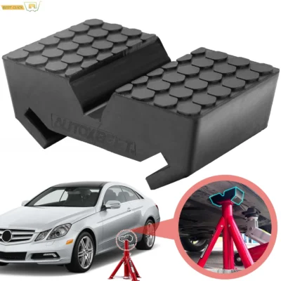 Carro entalhado elevador jack suporte almofada de borracha adaptador de sela para tudo-em-um quadro ferroviário pitada levantamento ferramentas de reparo almofadas de aperto de segurança