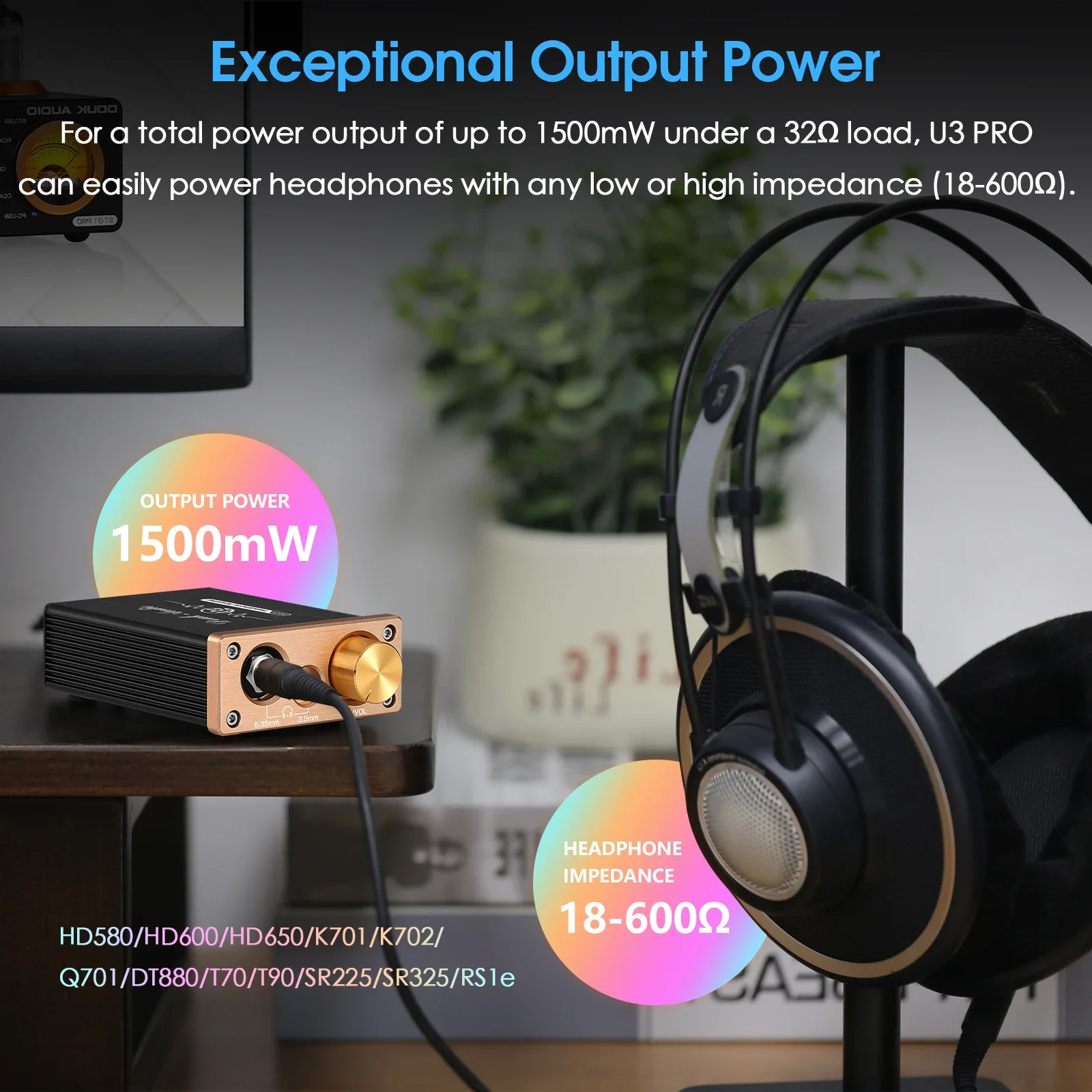 Douk Audio U3PRO HiFi Amplificador de fone de ouvido Mini Classe A Amplificador de mesa para fones de ouvido DC5V - Image 5