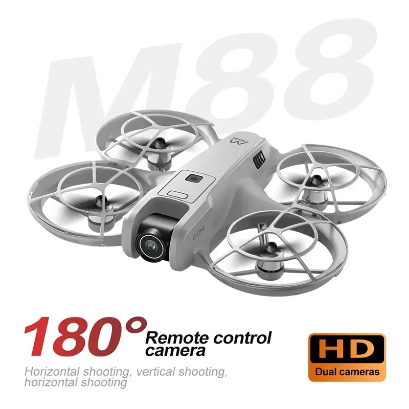 Xiaomi m88 drone hd 8k câmera dupla profissional fotografia aérea fluxo óptico pairando gesto tiro dobrável quadcopter novo - Image 2