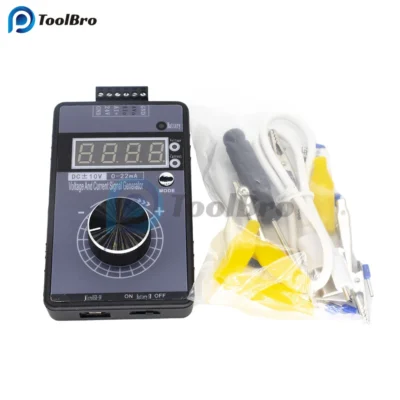 Simulador atual da tensão ajustável, gerador do sinal, fonte do dissipador para o transmissor, 4-20mA, 0-10V, 0-5V, LB02G, 0-22mA