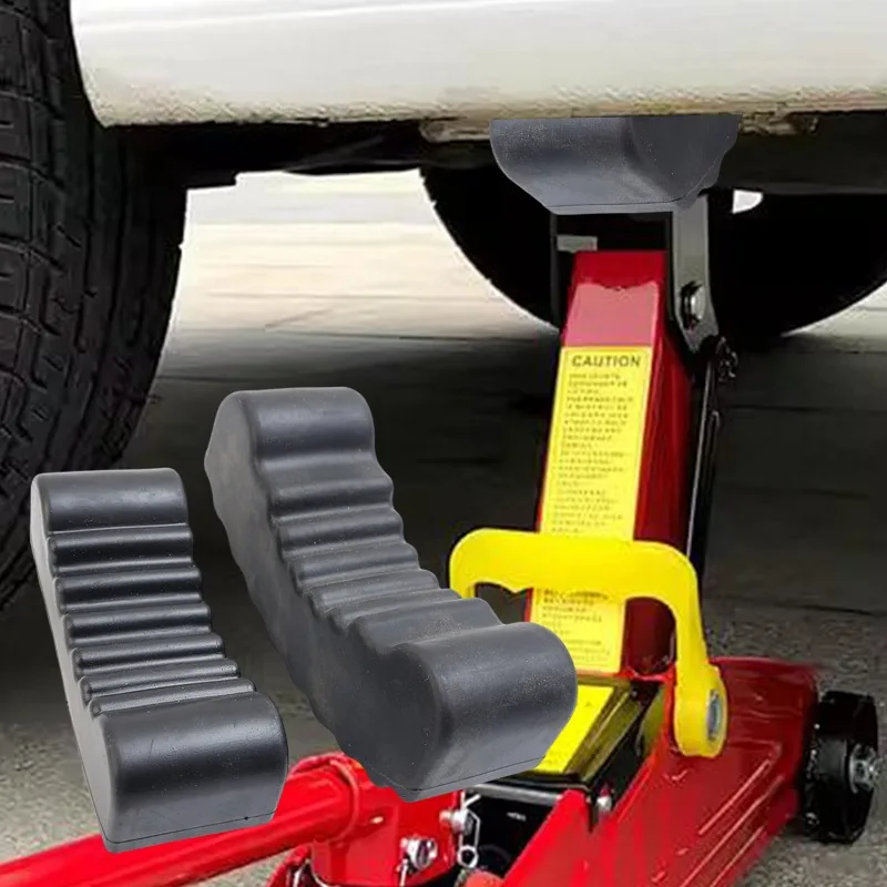 Suporte de borracha para elevação de carro, suporte para elevação com fenda, almofada de borracha, soldador, quadro de chão, adaptador de trilho, ferramentas de reparo de carro - Image 6