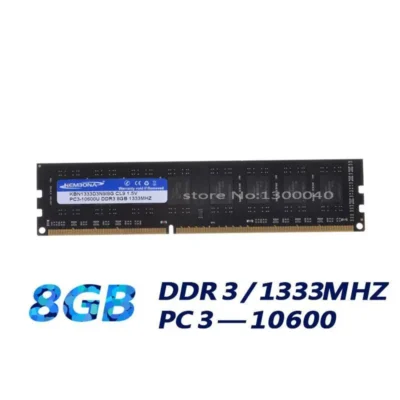 KEMBONA-Memória Ram Desktop para todos os MB Desktop, RAM, 240Pin, 1.5V, DDR3, 1333 MHz, 8GB, Brand New