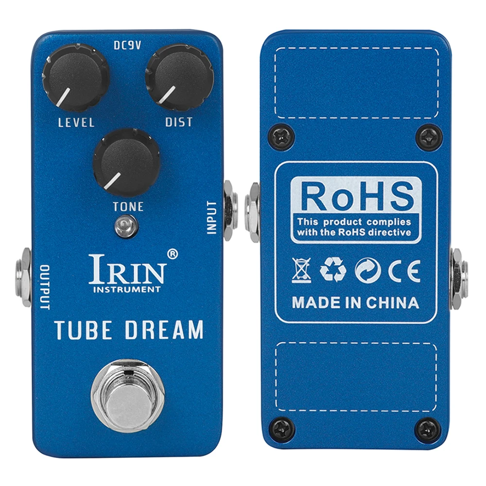 IRIN-Pedal Retro Efeito Guitarra, Overdrive, máquina de Raive, Dynamic Comp, Noise Killer, Flex Boost, tubo Sonho, Tremolo - Image 3
