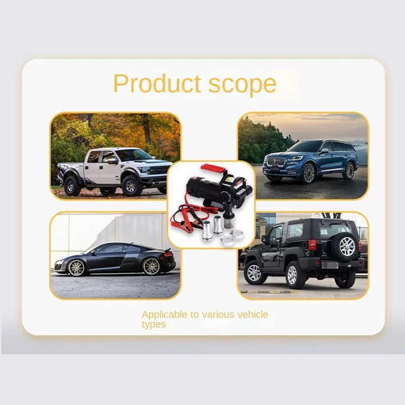 Bomba auto-escorvante de alta potência, 850W, 40-80L/min, ureia de bombeamento, gasóleo, gasolina, bio-metanol, distribuidor de combustível à prova de explosão, 12V, 24V - Image 3