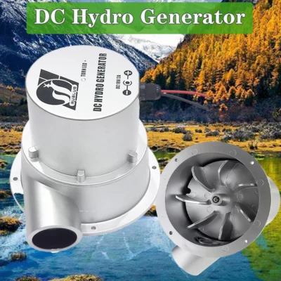 Gerador hidráulico 500w 1000w 18v turbina de água ao ar livre doméstico pequeno gerador hidroelétrico dc ímã permanente sem escova