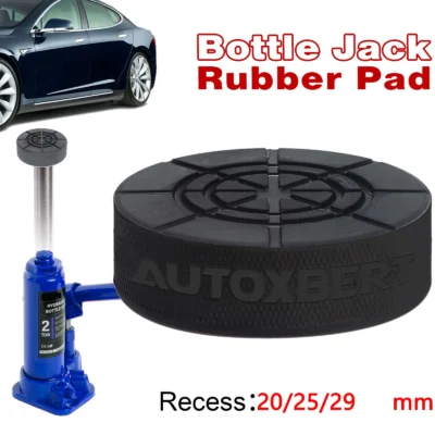 Almofada de borracha universal para garrafa, adaptador antiderrapante, bloco de suporte, ferramenta de elevação de carro, 2 - 10 toneladas, conectores de garrafa, reparo de pontos de elevação, novo