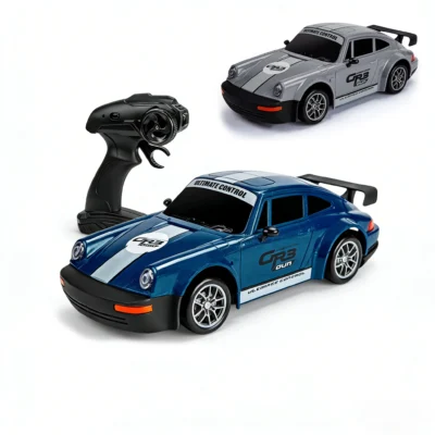 Carro de controle remoto de drift em escala 1:24, 2.4Ghz, tração nas quatro rodas, carro de corrida competitivo, brinquedo infantil.