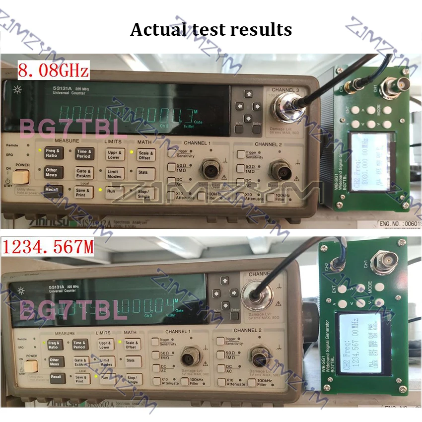 Gerador de sinal de banda larga, 8ghz, fonte de sinal, modulação liga-desliga WB-SG1 - Image 3