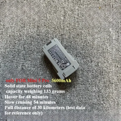 Nova bateria modificada de grande capacidade superior 5200mah/5600mah/9000mah/8400mah adequada para dji mini 5 pro bateria de longo alcance peças diy