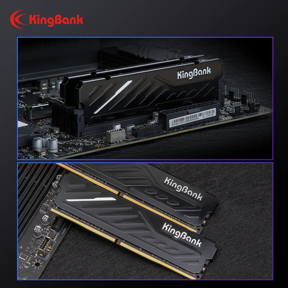 Módulos de memória KingBank KJIB DDR4 Intel de 8GB, 16GB, 1RAM e 8GBx2, 16GBx2, 2RAMs, 3200MHz, Módulo de Memória Dual Channel para Desktop Gaming. - Image 6