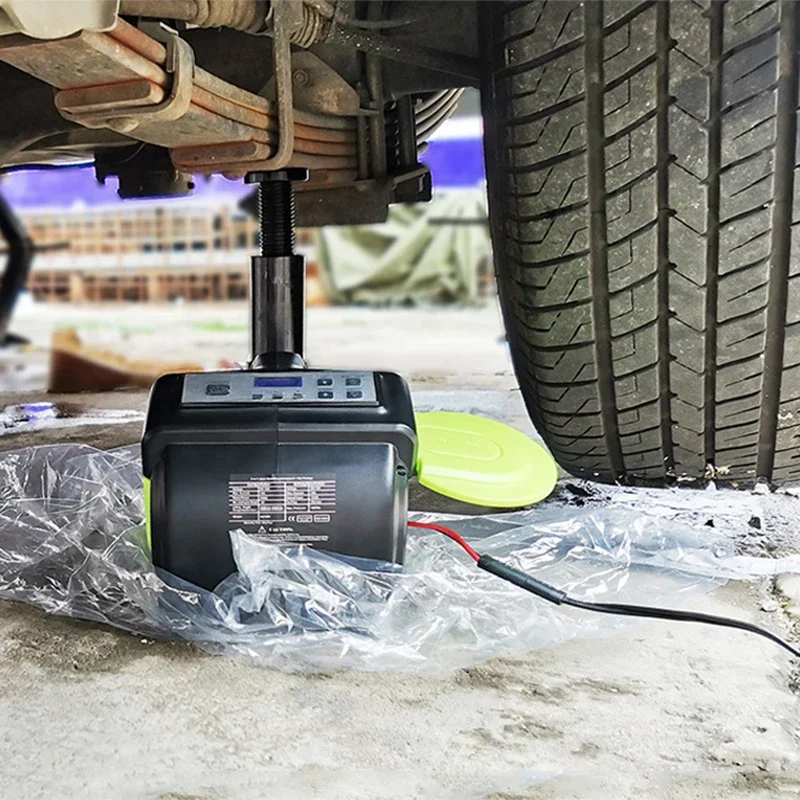 Kit de cric para carro elétrico, 5 toneladas, 12v, 3 em 1, cric hidráulico elétrico com chave de impacto e bomba infladora, led, ferramenta de elevação portátil - Image 5