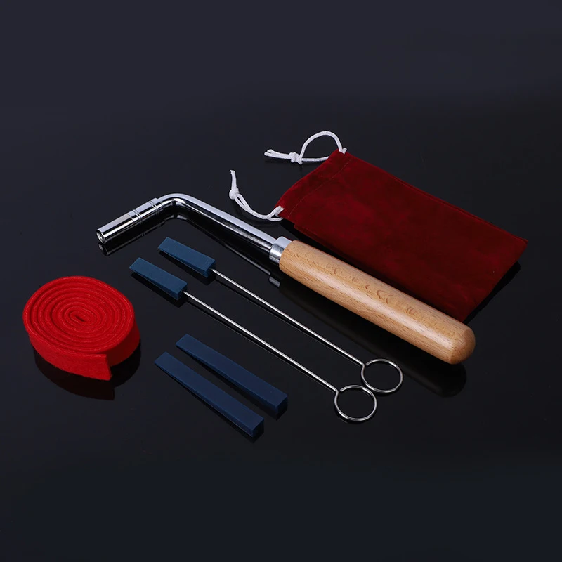 Kit de afinação de piano profissional portátil conjunto de afinador de piano completo martelo à prova de som fita ferramentas de reparo manutenção luithers conjunto - Image 5