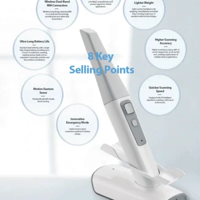 Nova chegada Runyes V6 Scanner intraoral sem fio/sistema de imagem digital 3D Scanner oral AI Scan
