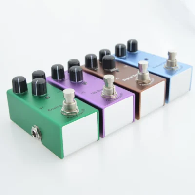 Pedal de guitarra elétrica vintage overdrive/tremolo/ultimate drive fonte de adaptador de alimentação 9v 1a eua ue reino unido au plug 6 vias 8 vias cabo