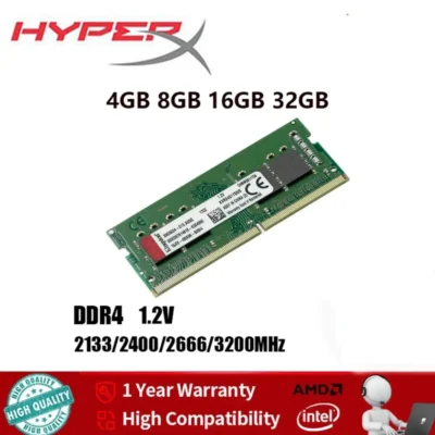 Memória RAM DDR4 4gb 8gb 16gb 32gb 2666Mhz 2400Mhz 2133Mhz 3200Mhz Memória RAM para Laptop PC4 SODIMM