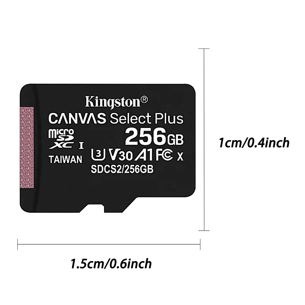 Cartão de Memória Kingston Micro SD TF de até 200MB/S, 64GB, 256GB, 128GB, 512GB, 1TB, Velocidade de Leitura Classe 10 U1 V30 A1 Flash para Eletrônicos - Image 6