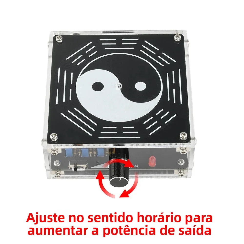 Schumann ressonância ultra-baixa frequência pulso gerador de onda senoidal 15w potência ajustável 6.8/7.83/8.3hz ressonador de áudio - Image 2