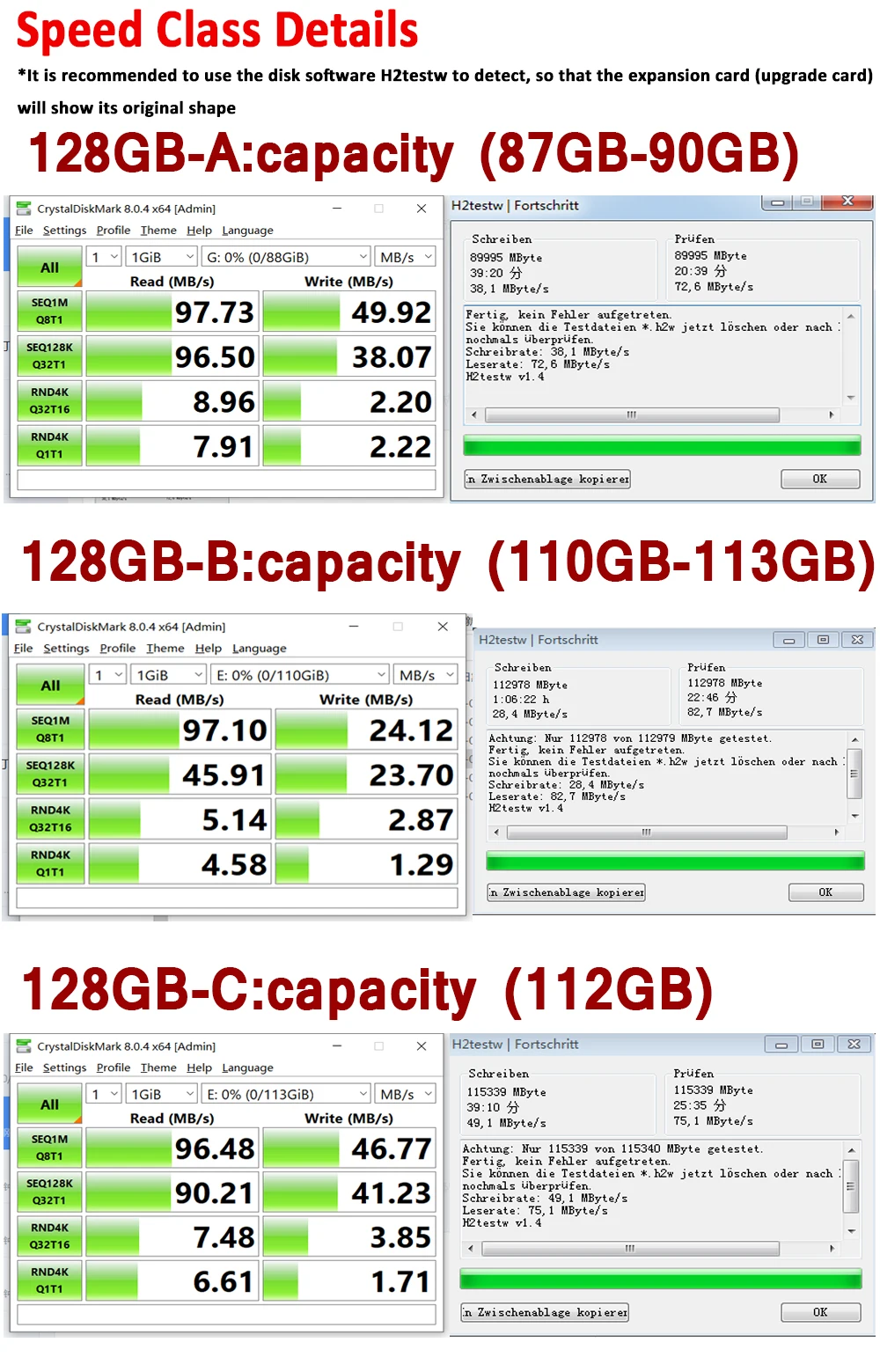 10PCS Cartão de Memória TF Classe 10 128GB 256GB 32GB 64GB 50GB Cartão SD 4GB 110GB Cartão de Memória Flash para Dispositivos Digitais 112G - Image 6