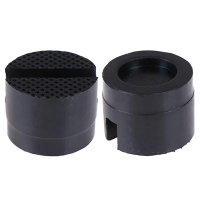 Adaptador universal de borracha para macaco de chão com base ranhurada para carro