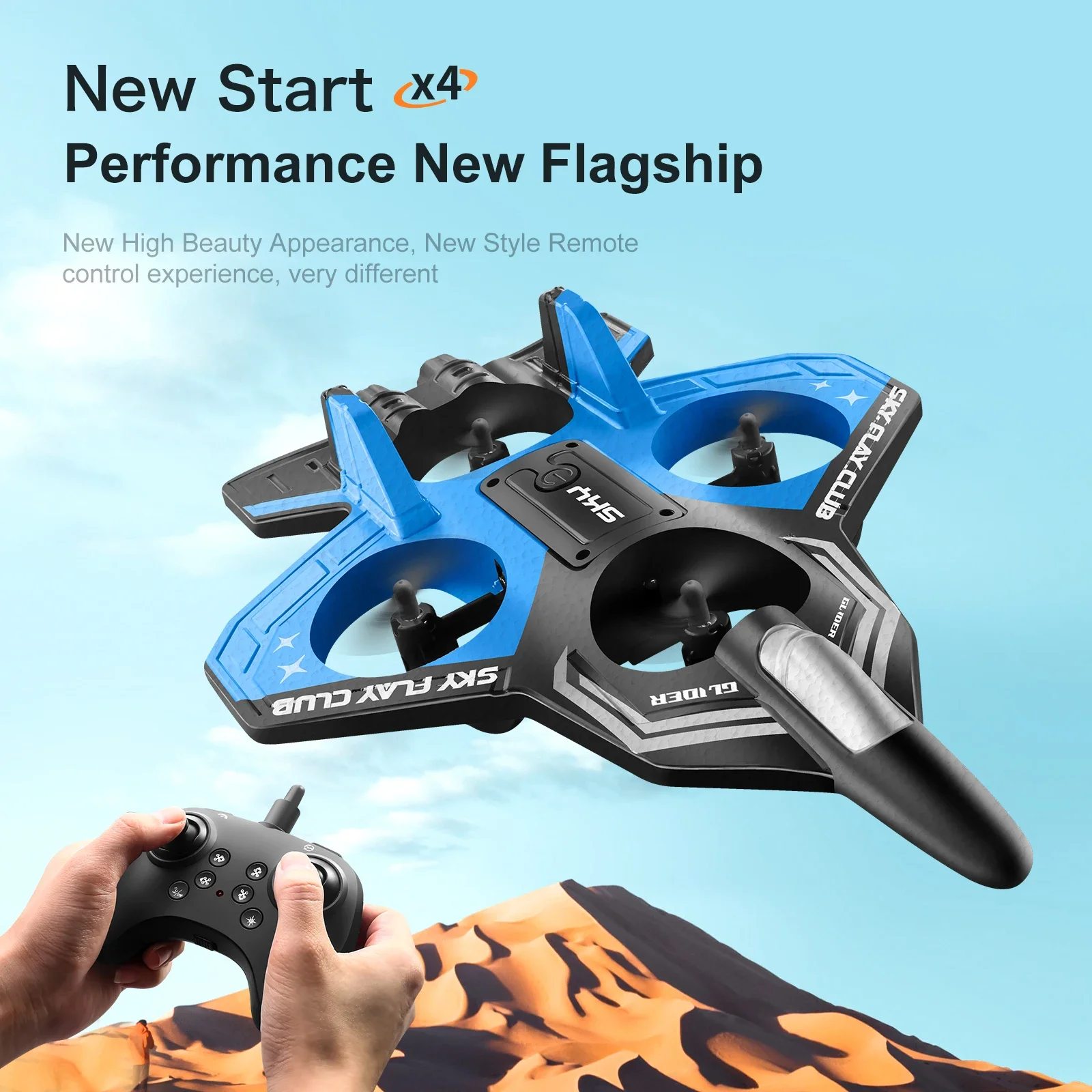 Drone RC YP3 Glider com Luz, Helicóptero Voador, Avião a Jato RC para Hobby, Brinquedo de Avião de Combate de Espuma com Controle Remoto 2.4G para Acrobacias - Image 3