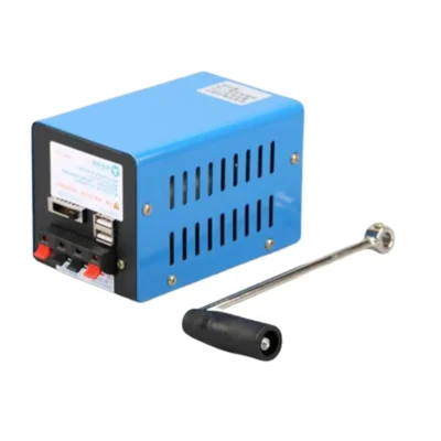 Gerador de manivela manual do agregado familiar 20w carregador de emergência de alta potência dínamo usb, conveniente para montagem, fácil de transportar,