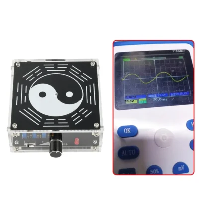 Schumann ressonância ultra-baixa frequência pulso gerador de onda senoidal 15w potência ajustável 6.8/7.83/8.3hz ressonador de áudio