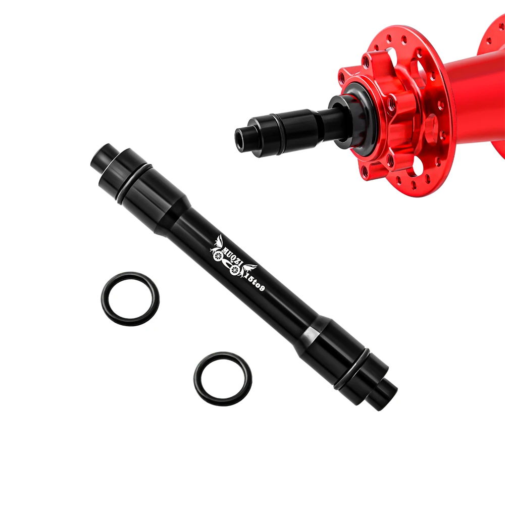 Muqzi através do eixo adaptador 12 a 9mm 110 135 142 148mm 15 a 9 100mm através do eixo para liberação rápida para mtb bicicleta de estrada roda traseira dianteira - Image 2