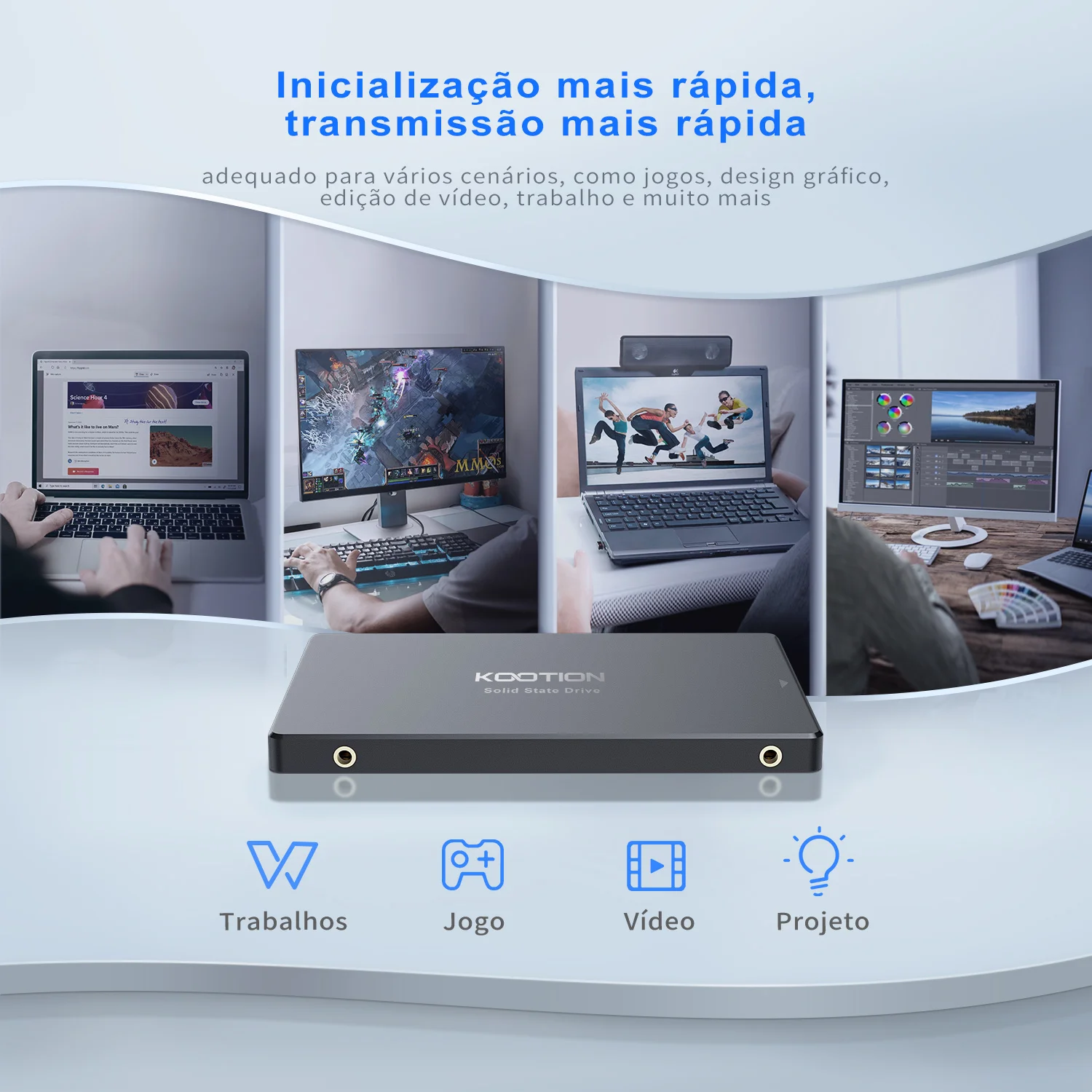 KOOTION Sata SSD 2TB 1TB 512GB 256GB 128GB SATA3 Unidade de estado sólido interna 2.5 Polegada HDD Disco rígido para laptop Desktop PC Servidor - Image 6