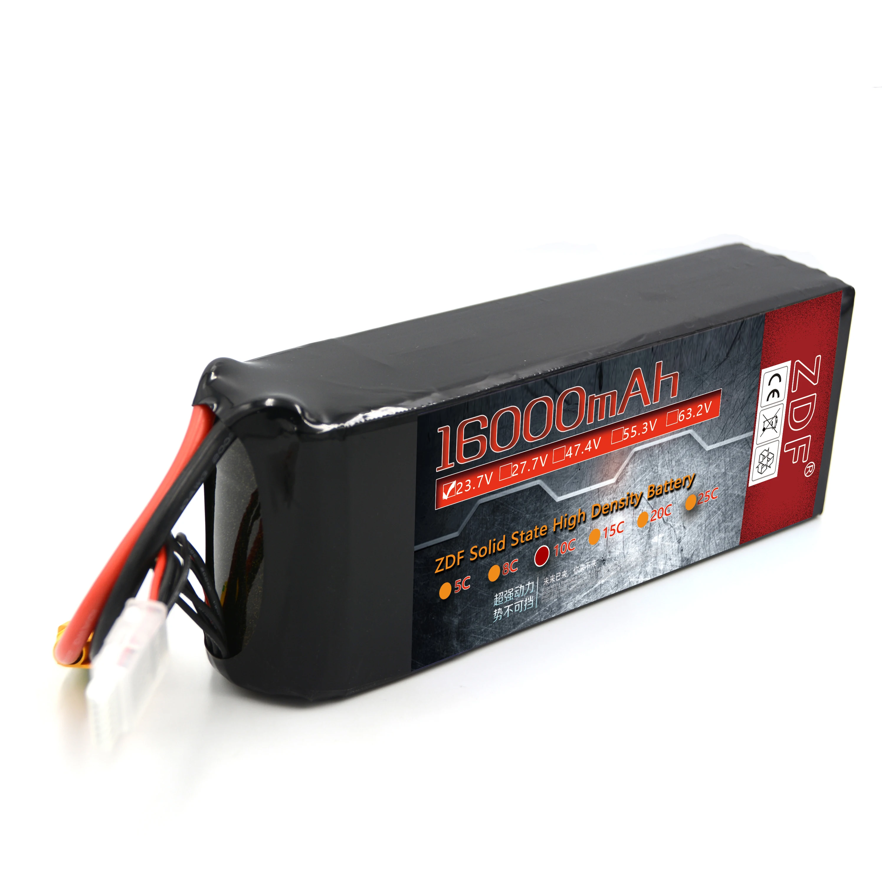 Zdf 16000mah 6s 7S 8S 12S 14S 18S 24S bateria de lítio drone de estado sólido de alta taxa drones agrícolas baterias industriais - Image 8