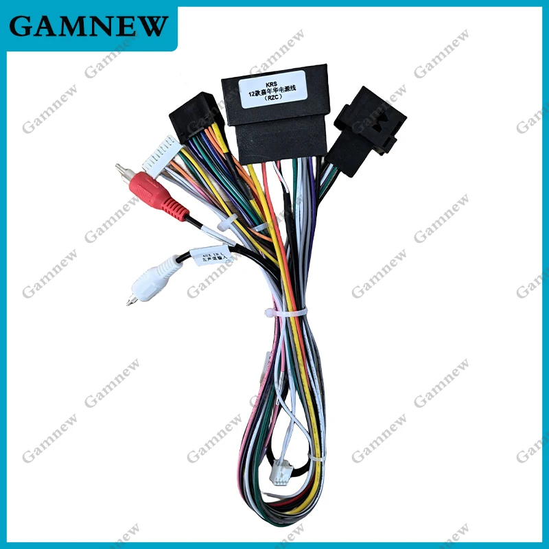 Car Stereo Cablagem, Suporte Canbus para Ford Fiesta 2012, Rádio Áudio, Adaptador de Cabo de Alimentação, 16Pin - Image 3