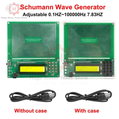 0,01 Hz ~ 100000 Gerador de onda Schumann de modulação de frequência Hz Gerador de sinal de modulação de frequência senoidal pura DC5521 Fonte de alimentação