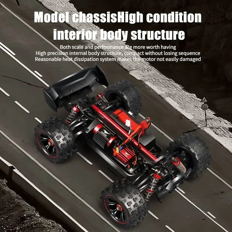 9522PRO 85 KM/H Carro RC de alta velocidade sem escova com tração nas quatro rodas Off-road Drift 1:16 Carro de corrida profissional 9522 50 KM/H Brinquedo para meninos - Image 5