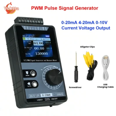 Gerador de Sinal PWM Portátil de Alta Precisão 0-20mA 4-20mA 0-10V Fonte de Sinal de Saída de Corrente e Tensão Simulador Analógico