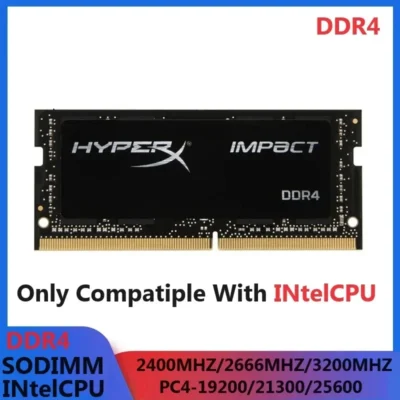 Memória DDR4 para Notebook, RAM DDR4 16GB 8GB 3200MHz 2666 2400 2133, Memória para Laptop 260Pin SODIMM, Compatível apenas com CPU Intel