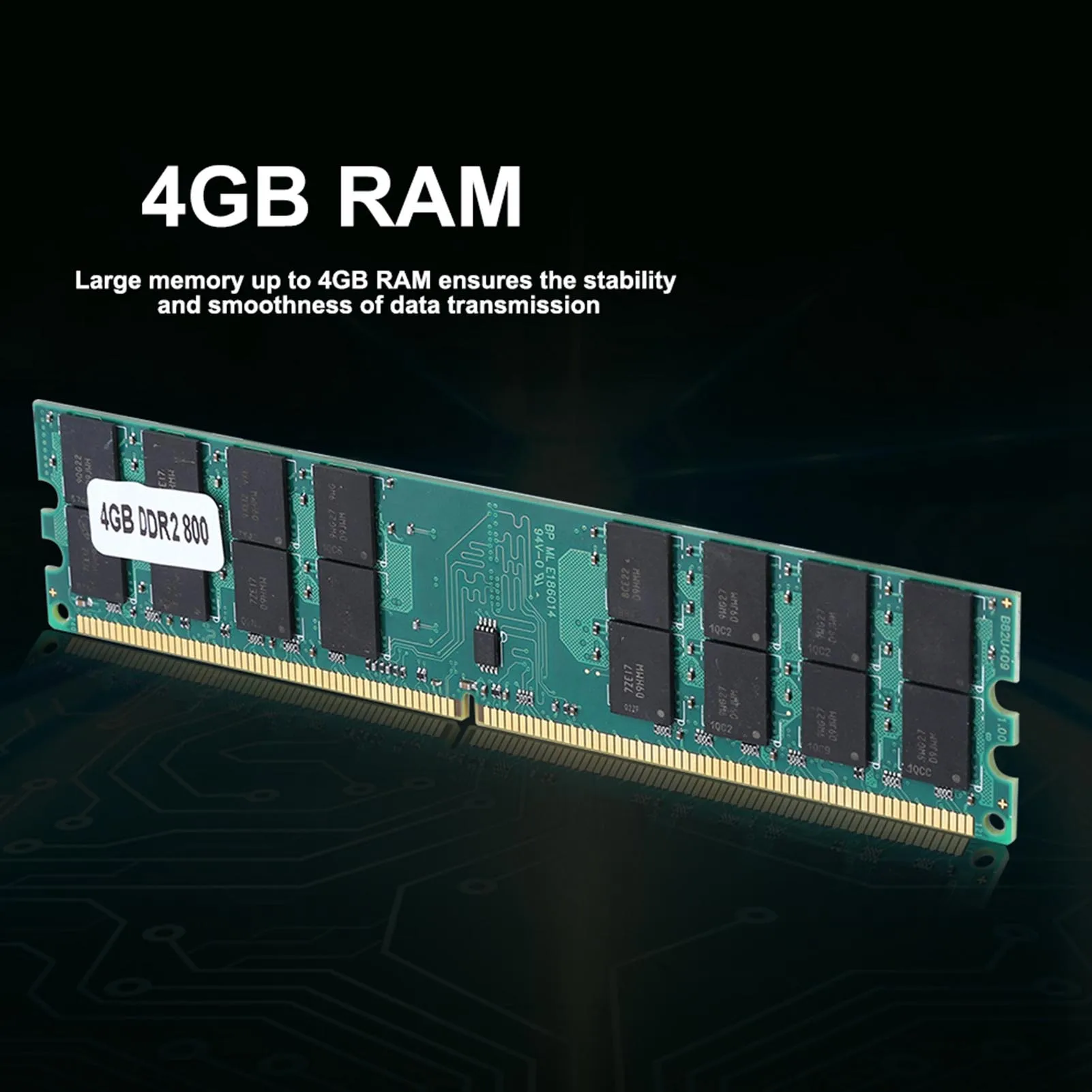 Módulo de memória DDR2 de 240 pinos, 4 GB de RAM, grande capacidade, plug and play, transmissão rápida de dados a 800 MHz, RAM DDR2 de 4 GB para AMD - Image 5
