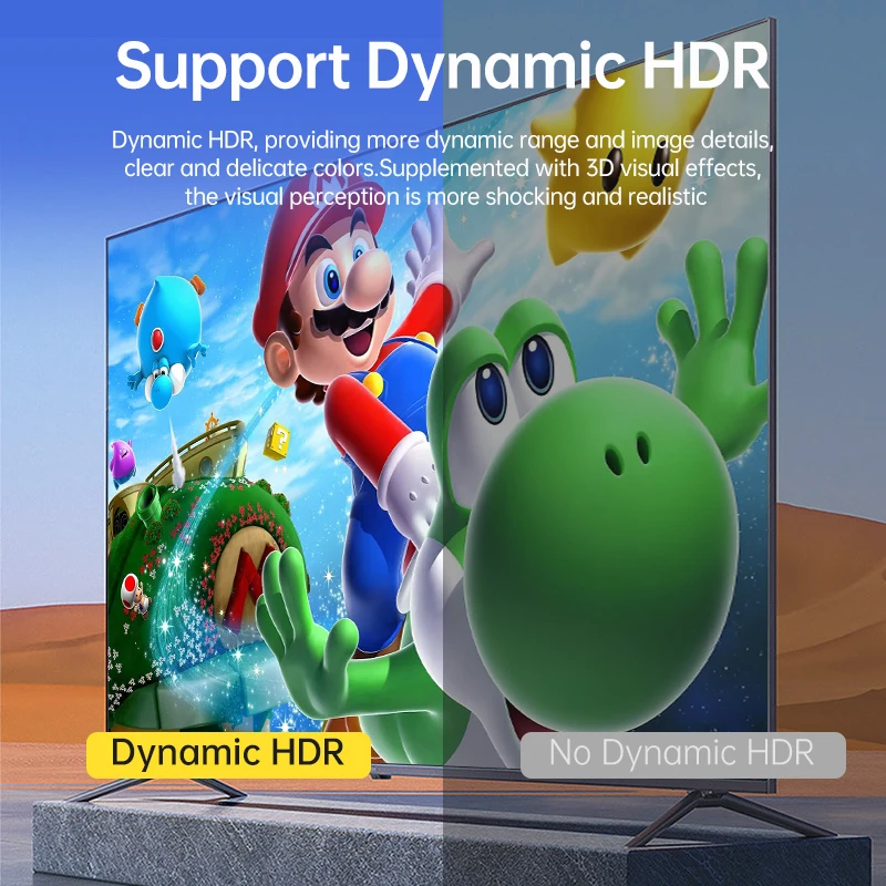 8k displayport switcher 3 em 1 saída bidirecional dp 1.4 divisor 8k @ 60hz 4k @ 144hz 48gbps display porta conversor adaptador hub - Image 4