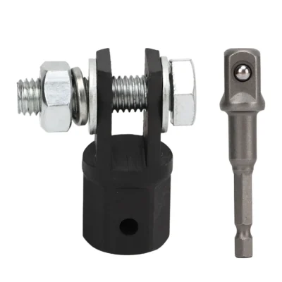 Adaptador de soquete de tesoura de aço cromo vanádio, 1/2 polegadas 13/16 polegadas para anel, furo duplo, broca, acessórios de carro compatíveis