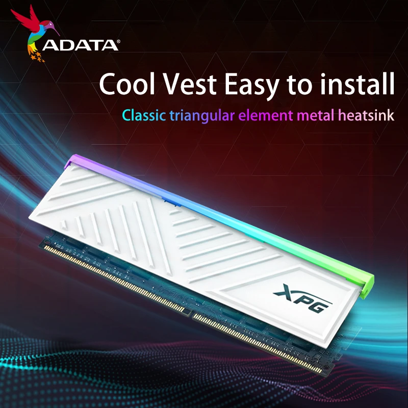 ADATA-RAM de memória única com dissipador de calor, XPG SPECTRIX, D35G, DDR4, RGB, 3200, 3600, 8GB, 16GB, U-DIMM, Desktop, CL 16-20-20 - Image 6