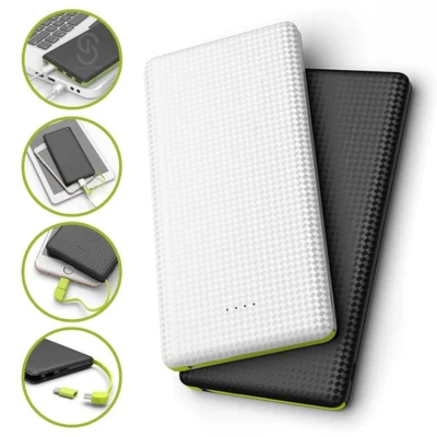 Power Bank Premium 5000/10000mAh Bateria Externa de Longa Duracao Presente para Smartphones e Tablets