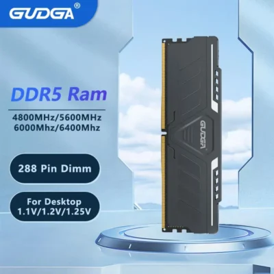 Gudga memoria ram ddr5 dissipador de calor de alumínio 8gb/16gb/32gb 4800mhz 5600mhz 6000mhz 6400mhz 6800mhz cl34/38/46/40 computador desktop