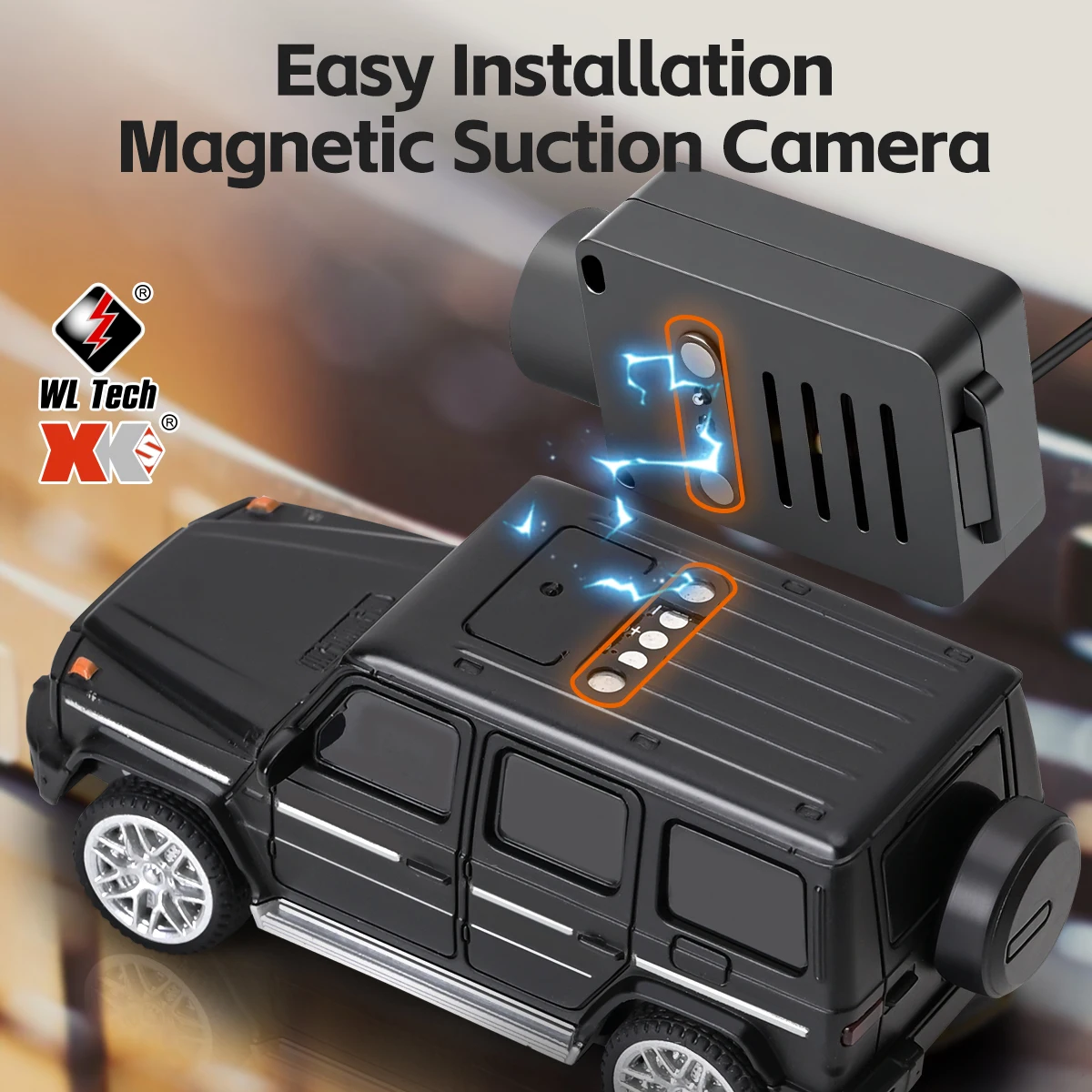 Wltoys 1/64 mini carro rc com câmera 720p fpv wifi app controle 2.4g reomte contorl veículo de corrida brinquedo para crianças 6405 6406 - Image 4