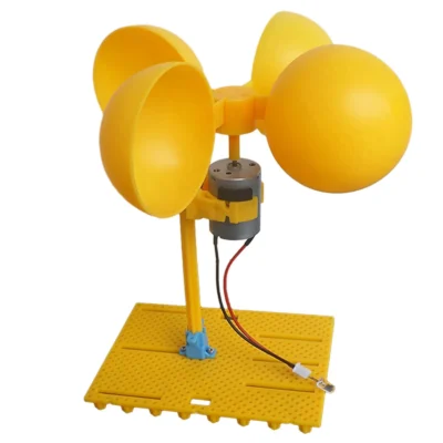 Micro Turbina Eólica Gerador Kit, Micro DC 0.1V-3V Gerador com lâminas de suporte, Motor sem escova, Mini Dynamo Generator, Ensino Suprimentos