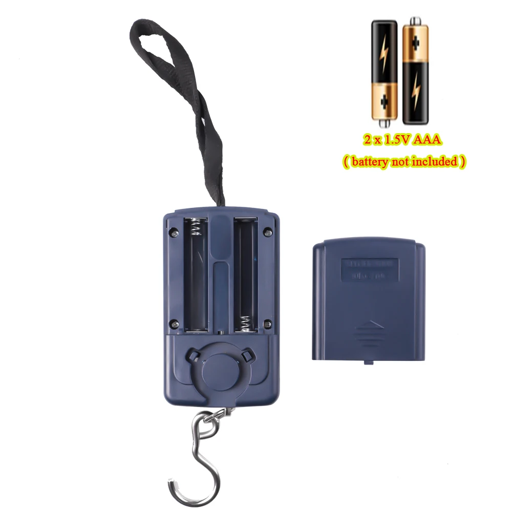 Balança eletrônica de 40kg/10g, lcd, retroiluminação digital, gancho pendurado, mini balança de bolso para bagagem, para pesca, viagem - Image 6