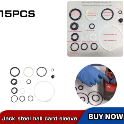 Kit de anel de vedação de óleo de cric hidráulico pequeno o-ring horizontal 3 ton conjunto de reparo bola link balancim jack êmbolo pistão selador de óleo