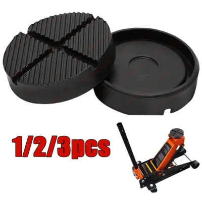 Elevador do carro Jack Stand Pads, borracha preta, Slotted Floor Pad, Frame Rail Adapte, Auto, SUV, Van, Pickup, borracha
